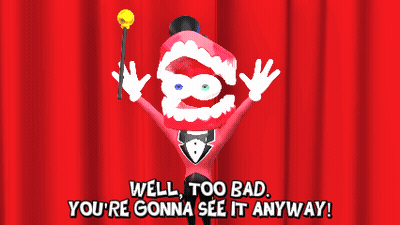 Top Hat Character Saying Well Too Bad You're Gonna See It Anyway GIF