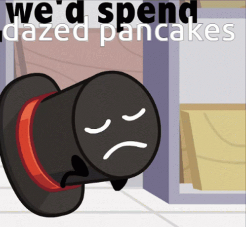 Top Hat With Sad Face We'd Spend Dazed Pancakes GIF