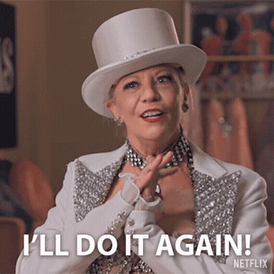 Top Hat Woman I'll Do It Again Netflix GIF