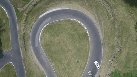 Top View Drifting Race GIF