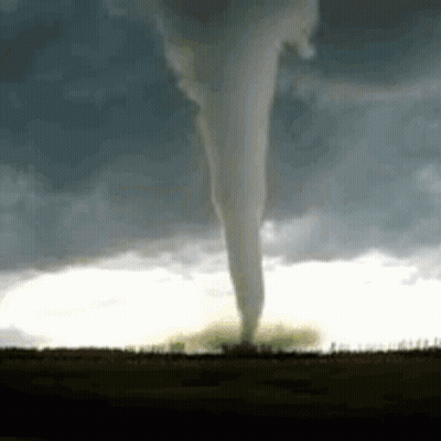 Tornado Emerging From Ground GIF