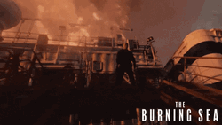 Tornado Turned The Seawater Into Fire GIF
