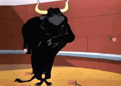 Toro The Bull Shows Gratitude GIF