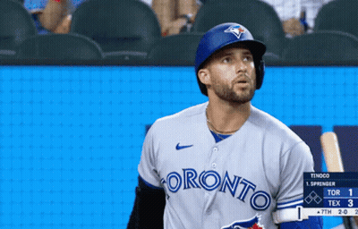 Toronto Blue Jays Player In Dugout GIF