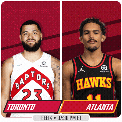 Toronto Raptors Vs Atlanta Hawks Feb 4 GIF