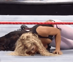 Torrie Wilson Crying In Agony During Wwe Fight