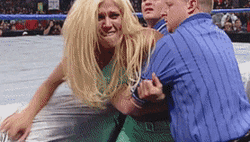 Torrie Wilson Exploding In Rage During WWE Fight GIF