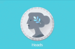 Toss Coin Flip To Heads GIF