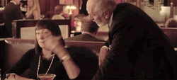 Tossing Cocktail Drink At Face GIF