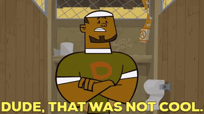 Total Drama Character Arms Crossed Dude That Was Not Cool GIF