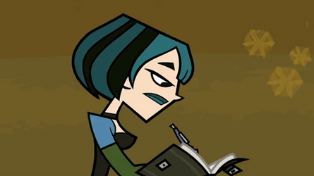 Total Drama Gwen Serious Writing GIF
