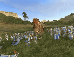 Total War Warhammer 2 Feral Carnosaur Scare GIF