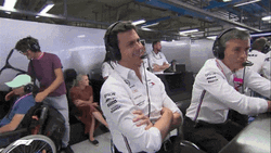 Toto Wolff Head Down With Spark Of Hope GIF