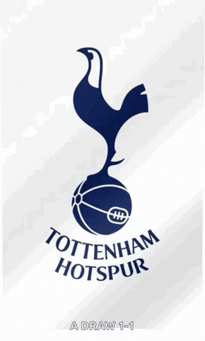 Tottenham Hotspur Logo Draw 1-1 GIF