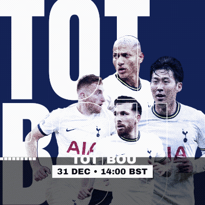 Tottenham Soccer Players Poster December 31 GIF