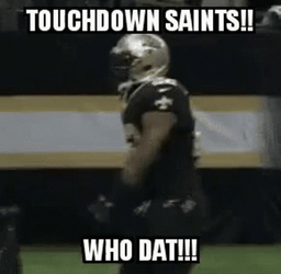 Touch Down Saints Dancing GIF