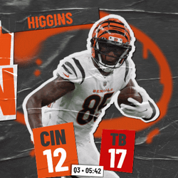 Touch Down Tee Higgins GIF