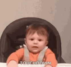 Touchdown Hip Hip Hooray Baby GIF