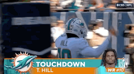 Touchdown Tyreek Hill Backflip GIF