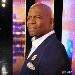 Touched America's Got Talent Terry Crews  GIF