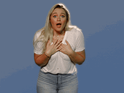 Touched Iskra Lawrence British Model Thank You GIF | GIFDB.com