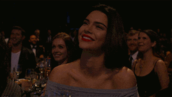Touched Kendall Jenner Happy Moved GIF