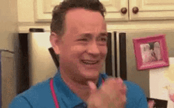 Touched Tom Hanks Surprised Reaction GIF