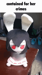 Touhou Aya Shameimaru Plush Toy Contained Crimes GIF