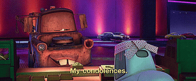 Tow Truck And Car Saying My Condolences GIF