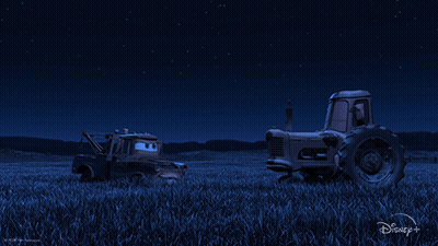 Tow Truck From Cars Sitting In Grass GIF