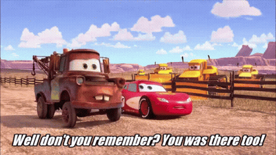 Tow Truck From Cars Sitting In Grass GIF