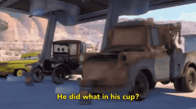 Tow Truck Saying He Did What In His Cup GIF