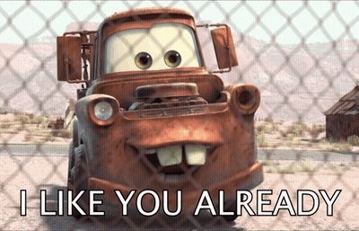 Tow Truck Saying I Like You Already GIF