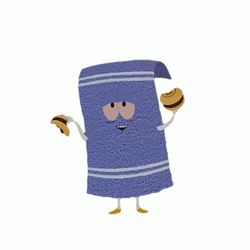 Towelie Enjoying Hamburgers GIF