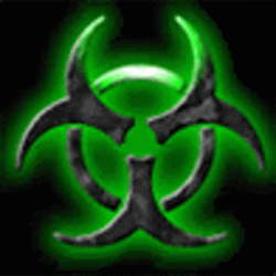 Toxic Logo In Green GIF