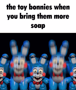 Toy Bonnie Soap GIF