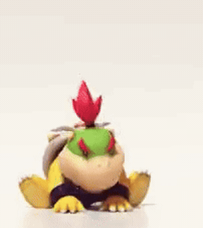 Toy Bowser Standing GIF