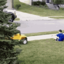 Toy Car Crash A Kid GIF