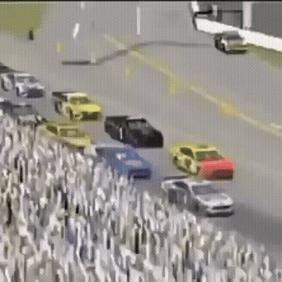 Toy Cars Racing On Track GIF