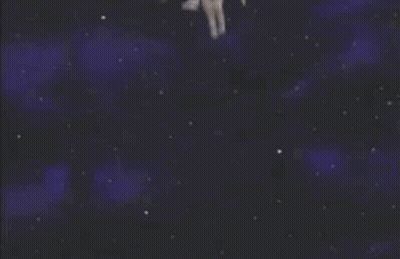 Toy Dragon Flying Through Space GIF