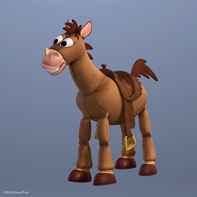 Toy Horse With Saddle And Bridle Disney Pixar GIF
