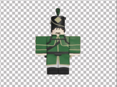 Toy Soldier In Green Uniform And Black Hat GIF