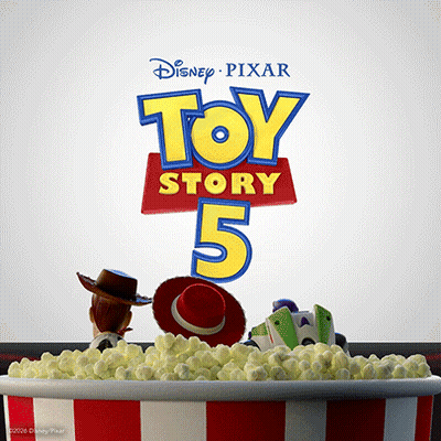 Toy Story 5 Poster With Woody Buzz Lightyear GIF