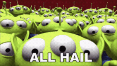 Toy Story Aliens All Hail GIF