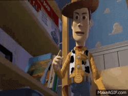 Toy Story Angry Woody Talking GIF