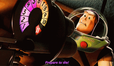 Toy Story Buzz Lightyear Says Prepare To Die GIF