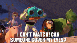 Toy Story Buzz On Binoculars GIF