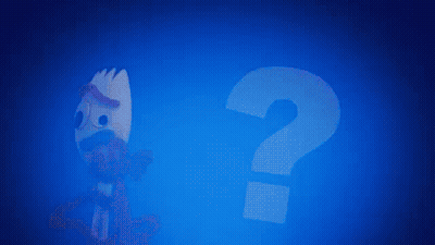 Toy Story Character Holding Question Mark GIF