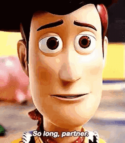 Toy Story Character Saying So Long Partner GIF