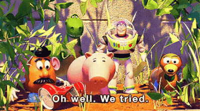 Toy Story Characters Mr Potato Head Buzz Lightyear And Hammy GIF